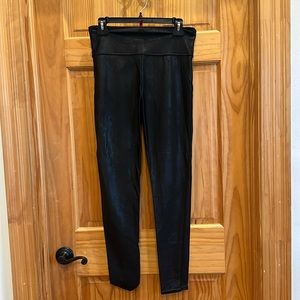 Spanx Faux Leather Leggings- XL